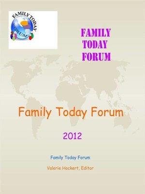 cover image of Family Today Forum